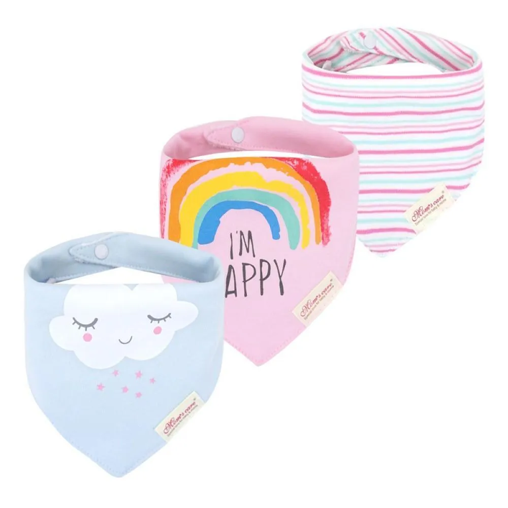 3PCS Baby Cotton double-layer thick waterproof Bibs Baby Accessories Wholesale