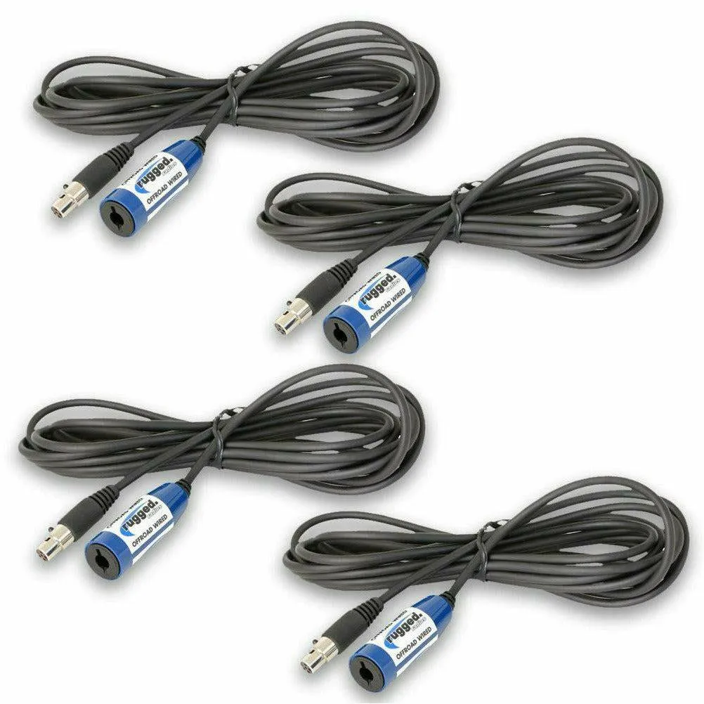 4 Person 696 Complete Communication System with Helmet Kits