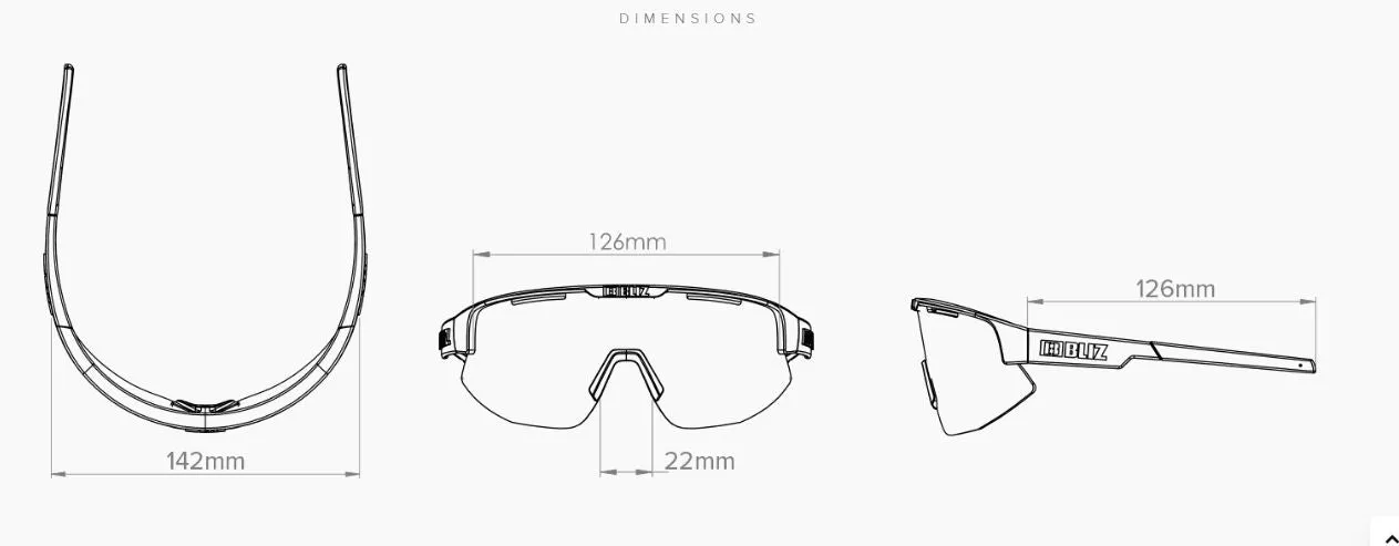 Bliz Matrix Sport Sunglasses (Smoke Blue/Transparent Ice)