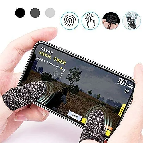 Combo of 2 PCS for Mobile Gaming Finger Sleeve Touchscreen Finger Gloves