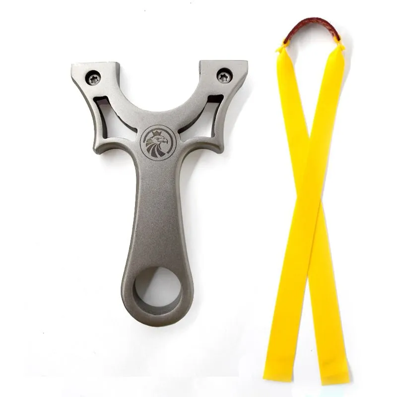 Eagle Head Print Stainless Steel Slingshot