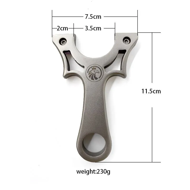 Eagle Head Print Stainless Steel Slingshot