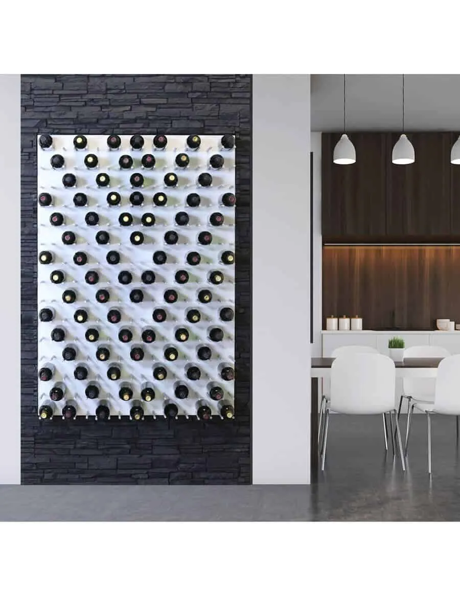 Fusion Wine Wall Panel (Cork Forward) - Alumasteel (9 Bottles)