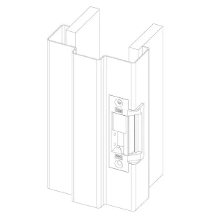 HES 4500C 605 Fail Safe/Fail Secure, Complete 12/24VDC Electric Strike, Low Profile, Fire Rated, Bright Brass