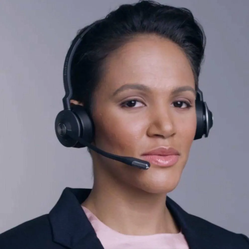 Jabra Engage 75 Stereo Wireless Noise Cancelling Headset With Charging Base 9559-583-117(2 Years Manufacture Local Warranty In Singapore)