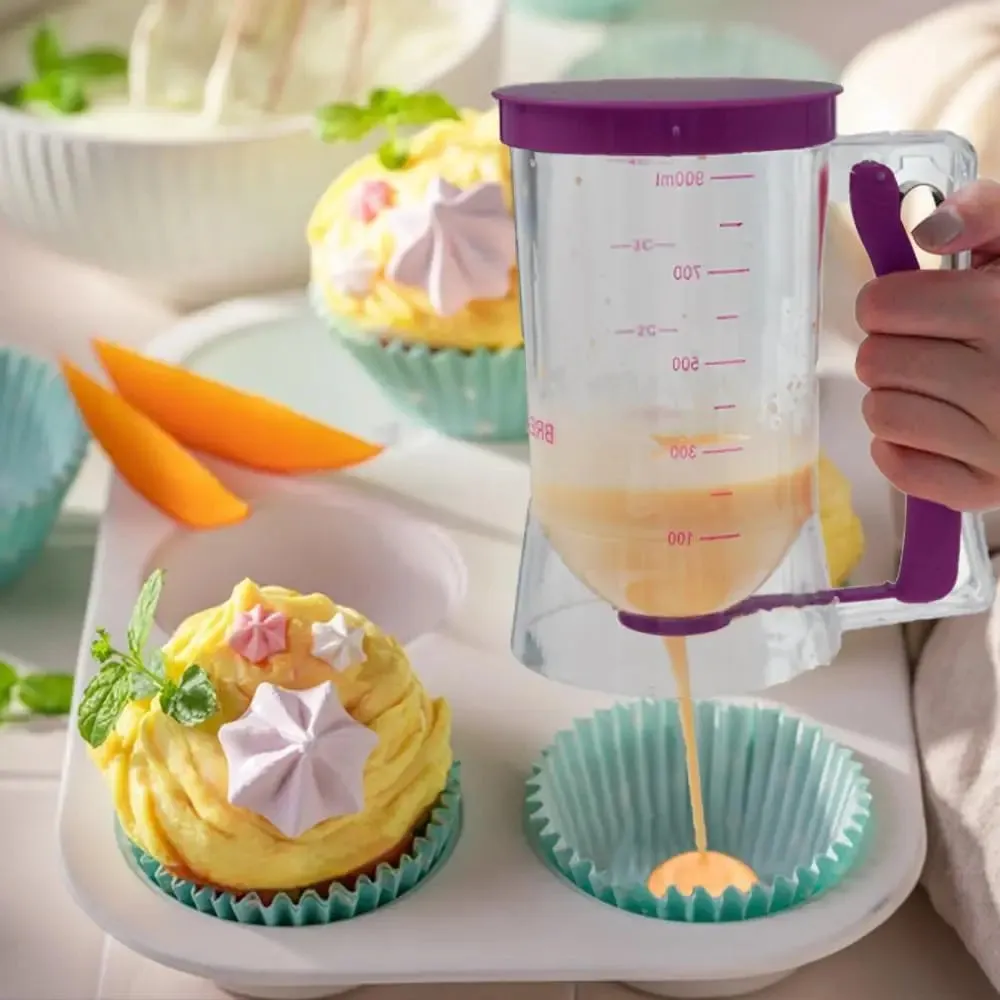 Pancake Batter Dispenser with Squeeze Handle