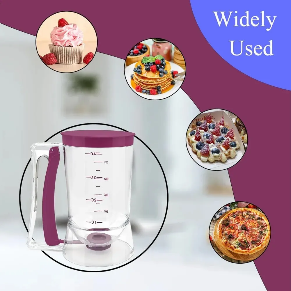 Pancake Batter Dispenser with Squeeze Handle