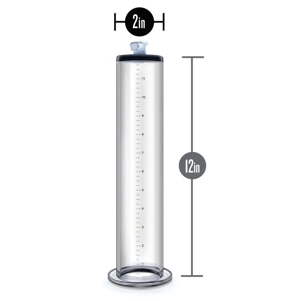 Performance By Blush® | 12 Inch x 2 Inch Penis Pump Cylinder - Clear