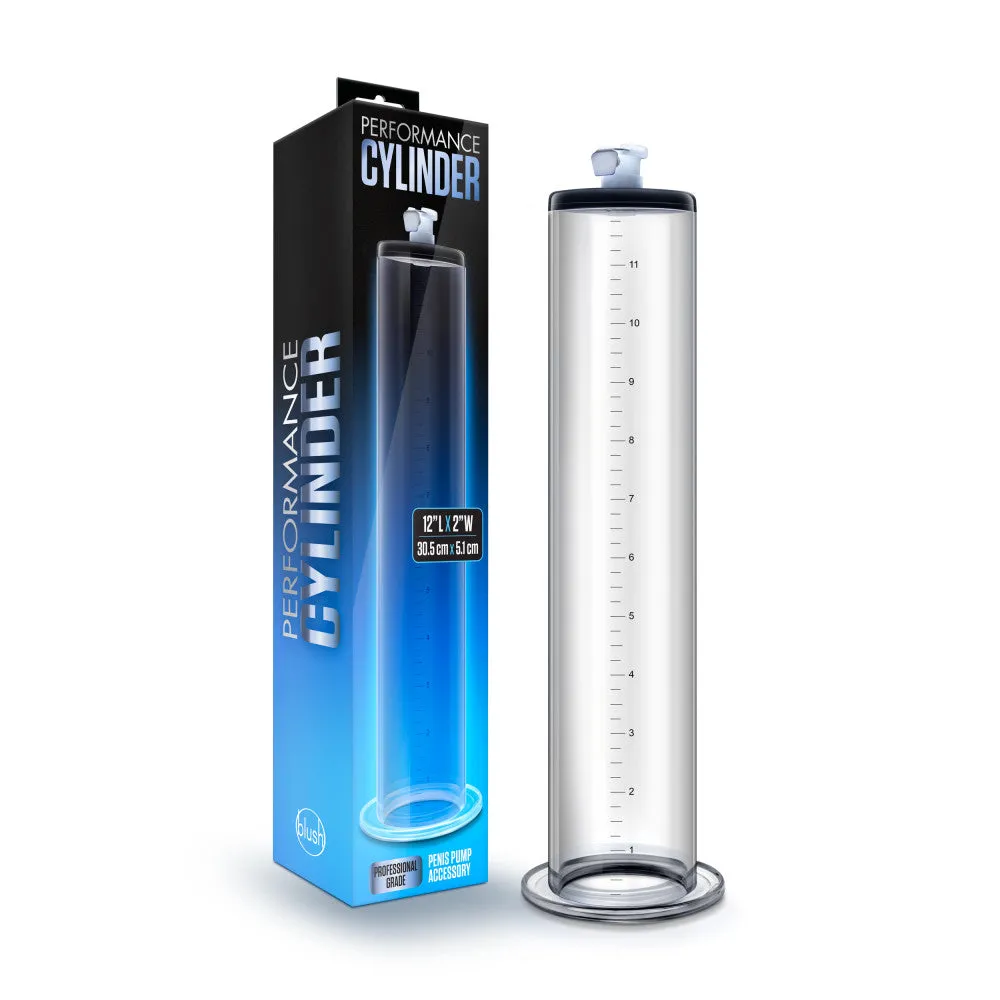 Performance By Blush® | 12 Inch x 2 Inch Penis Pump Cylinder - Clear
