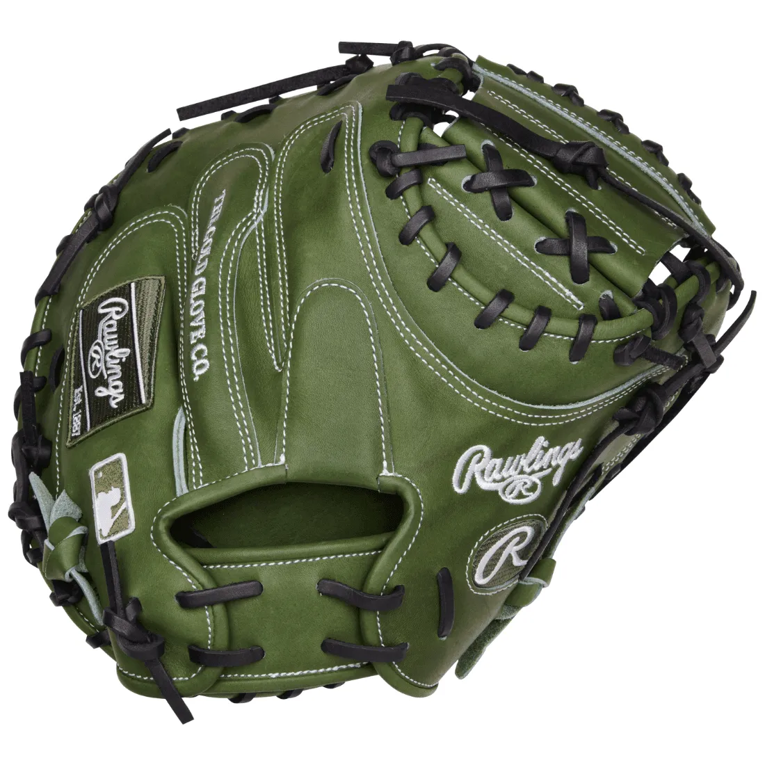 Rawlings Heart of the Hide 34" Military Green Catchers Mitt: RPROCM41MG