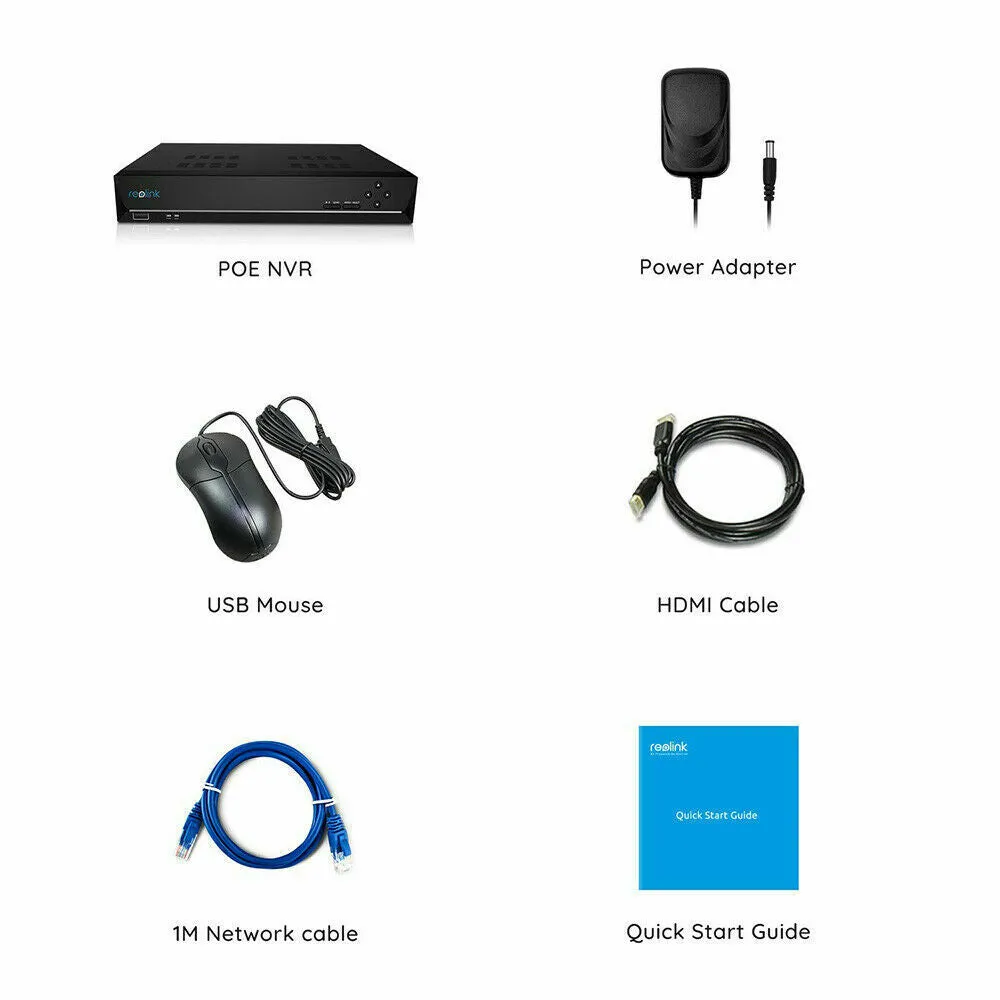 Reolink 4K 8-Channel Network Video Recorder (NVR)RLN8-410