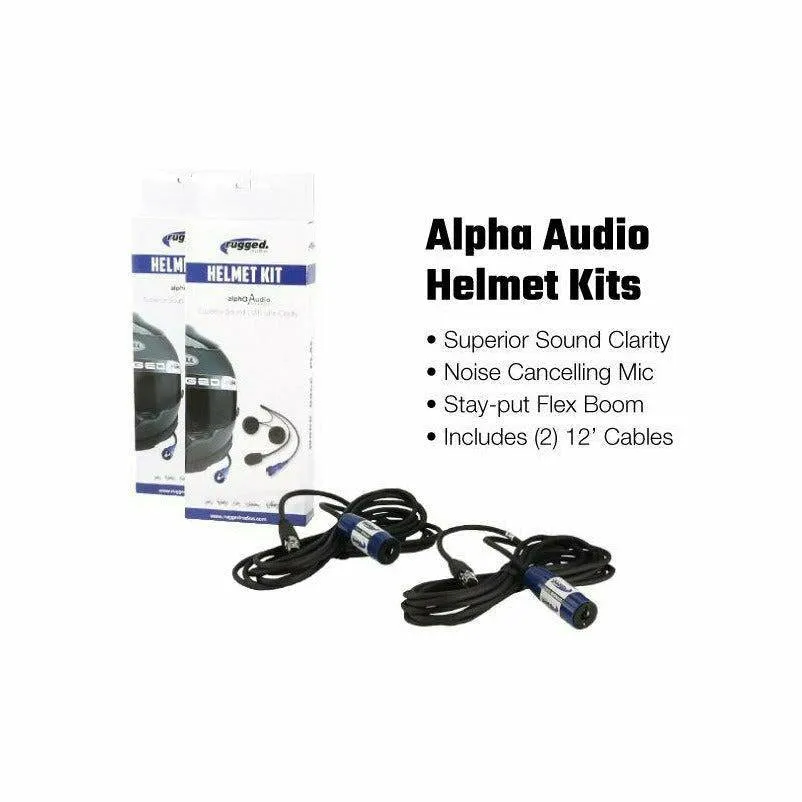 Rugged Radios Can Am Maverick X3 Complete UTV Communication Kit with Dash Mount