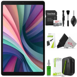 Samsung Galaxy Tab A7 Lite 8.7" 32GB Tablet Gray with 128GB microSDHC   CleaningKit