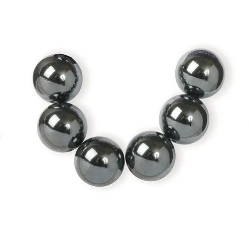 Shambala Semiprecious Beads - Hematite 10mm