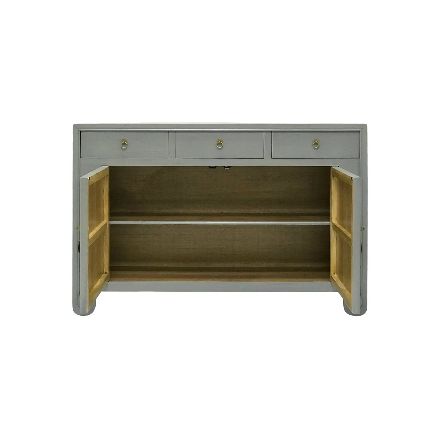 SIDEBOARD SCROLL 3DW2DR GREY WASH MQZ-19