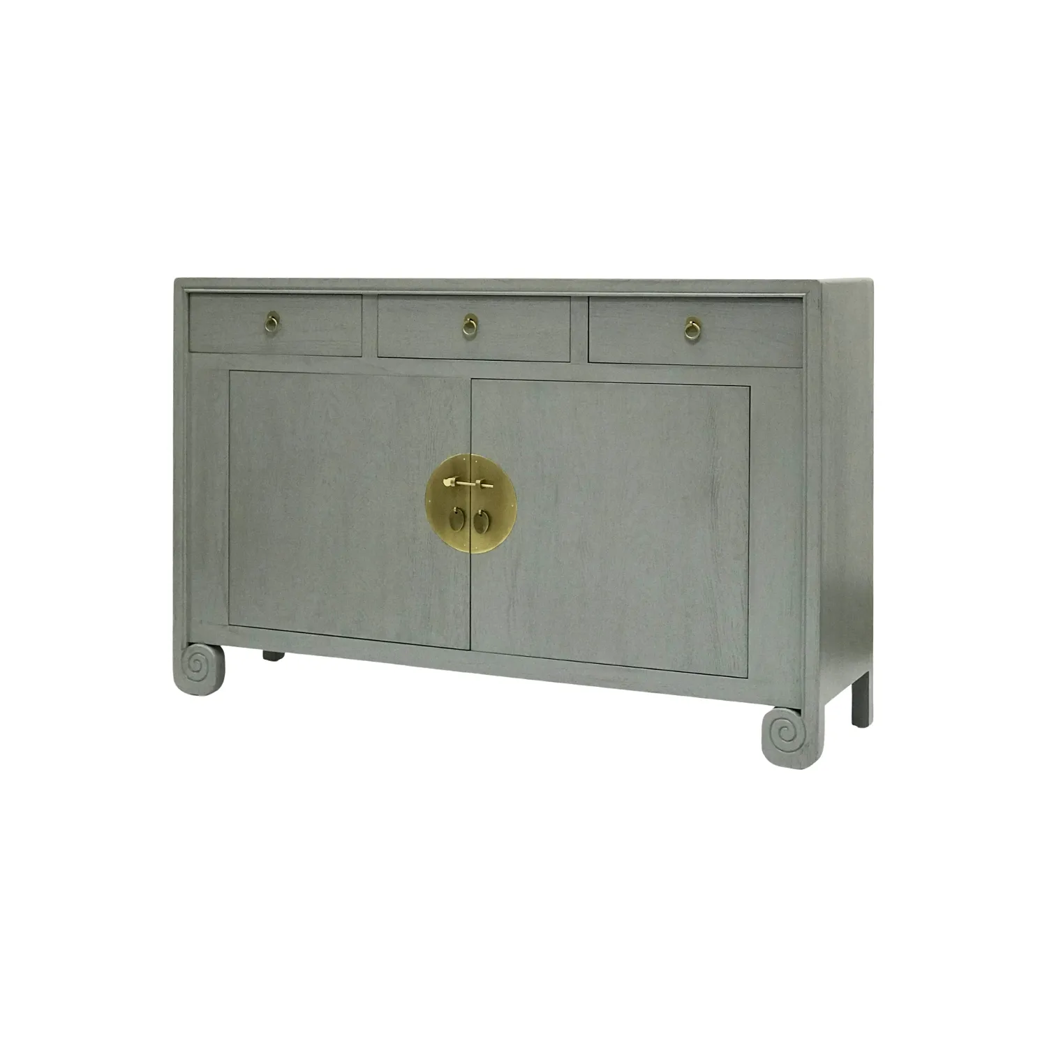 SIDEBOARD SCROLL 3DW2DR GREY WASH MQZ-19