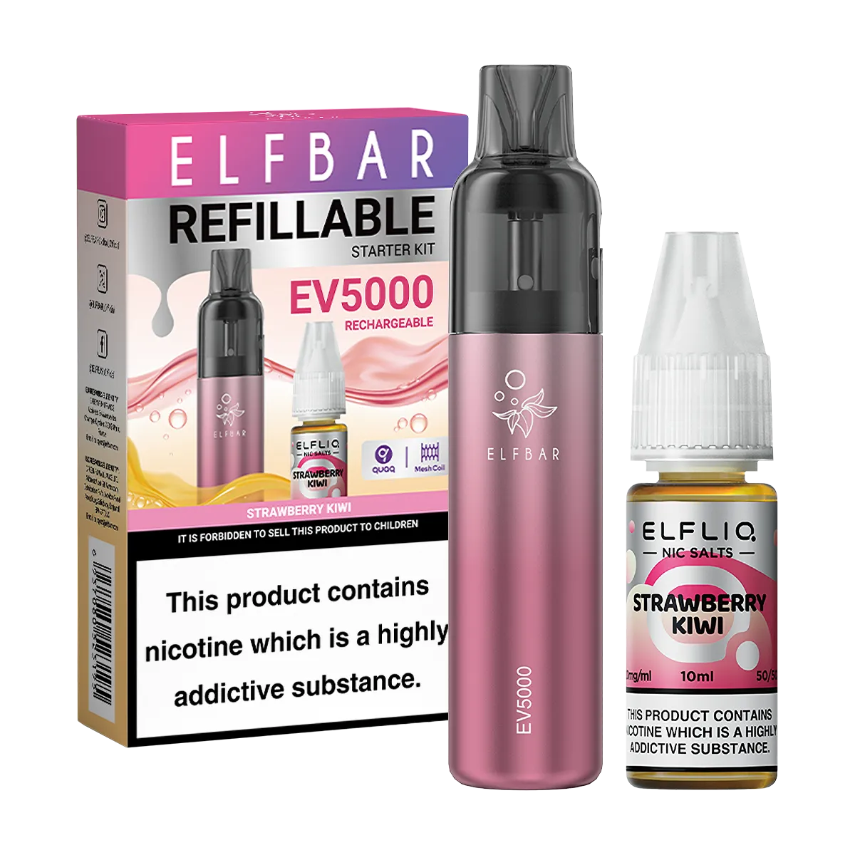 Strawberry Kiwi Elfbar EV5000 Pod Kit