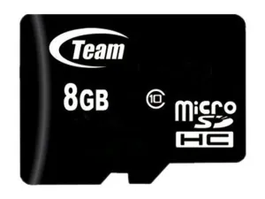 Team Memory Card - Microsdhc - 8 Gb - Black