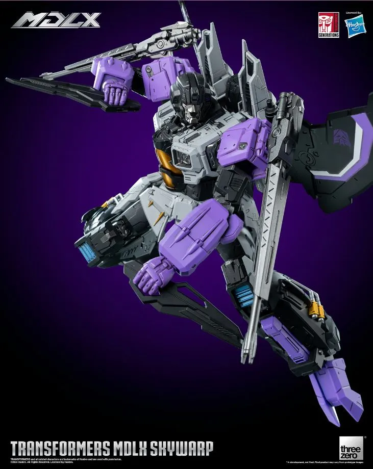 ThreeZero Transformers Skywarp MDLX Action Figure