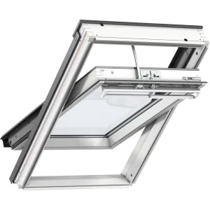 VELUX GGL FK06 206830 Triple Glazed White Painted INTEGRA® SOLAR Window (66 x 118 cm)