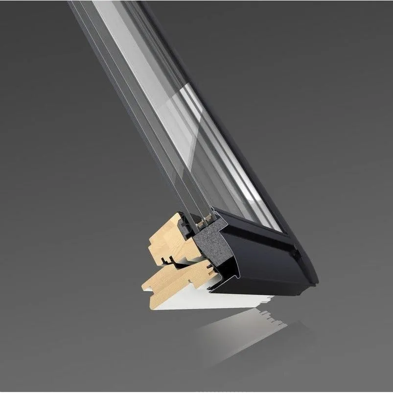 VELUX GGU MK10 006721U Triple Glazed High Energy Efficiency White Polyurethane INTEGRA® Electric Window (78 x 160 cm)