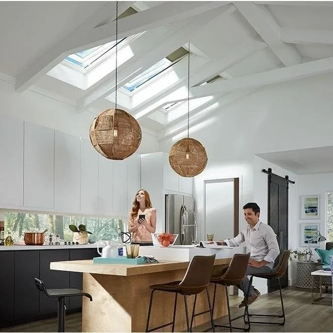VELUX GGU MK10 006721U Triple Glazed High Energy Efficiency White Polyurethane INTEGRA® Electric Window (78 x 160 cm)