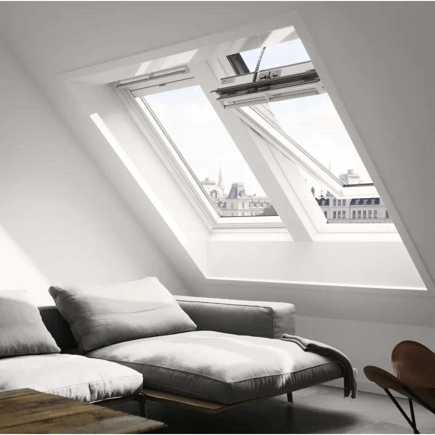 VELUX GGU MK10 006721U Triple Glazed High Energy Efficiency White Polyurethane INTEGRA® Electric Window (78 x 160 cm)
